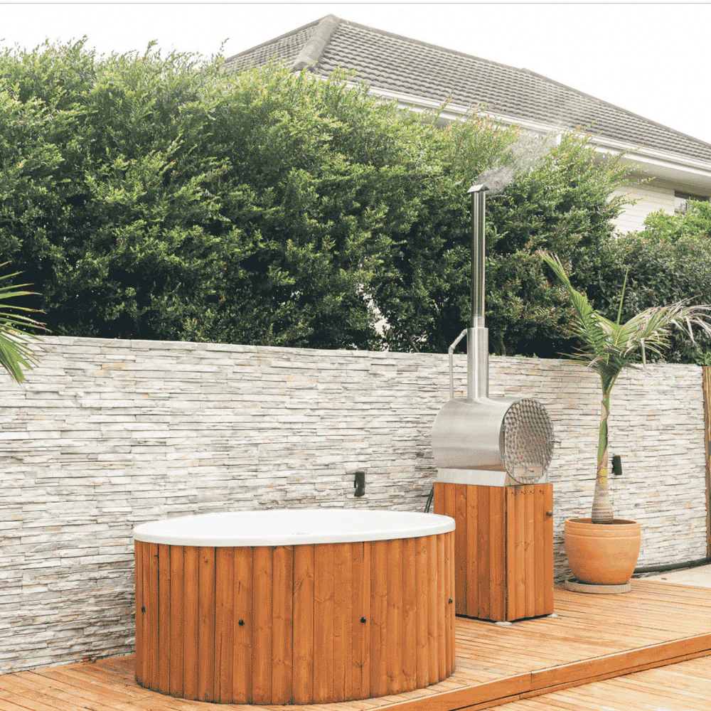 Wood Fired Hot Tub