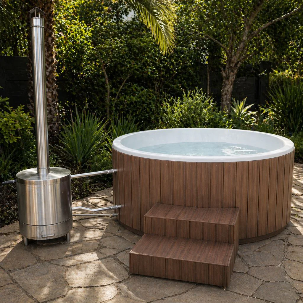 Wood Fired Hot Tub