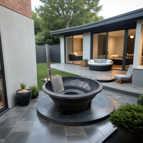 Wood Fired Hot Tub