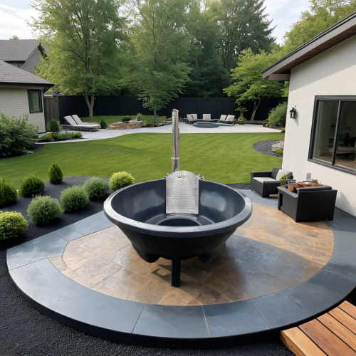 Wood Fired Hot Tub