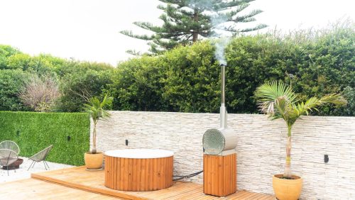 Wood Fired Hot Tub